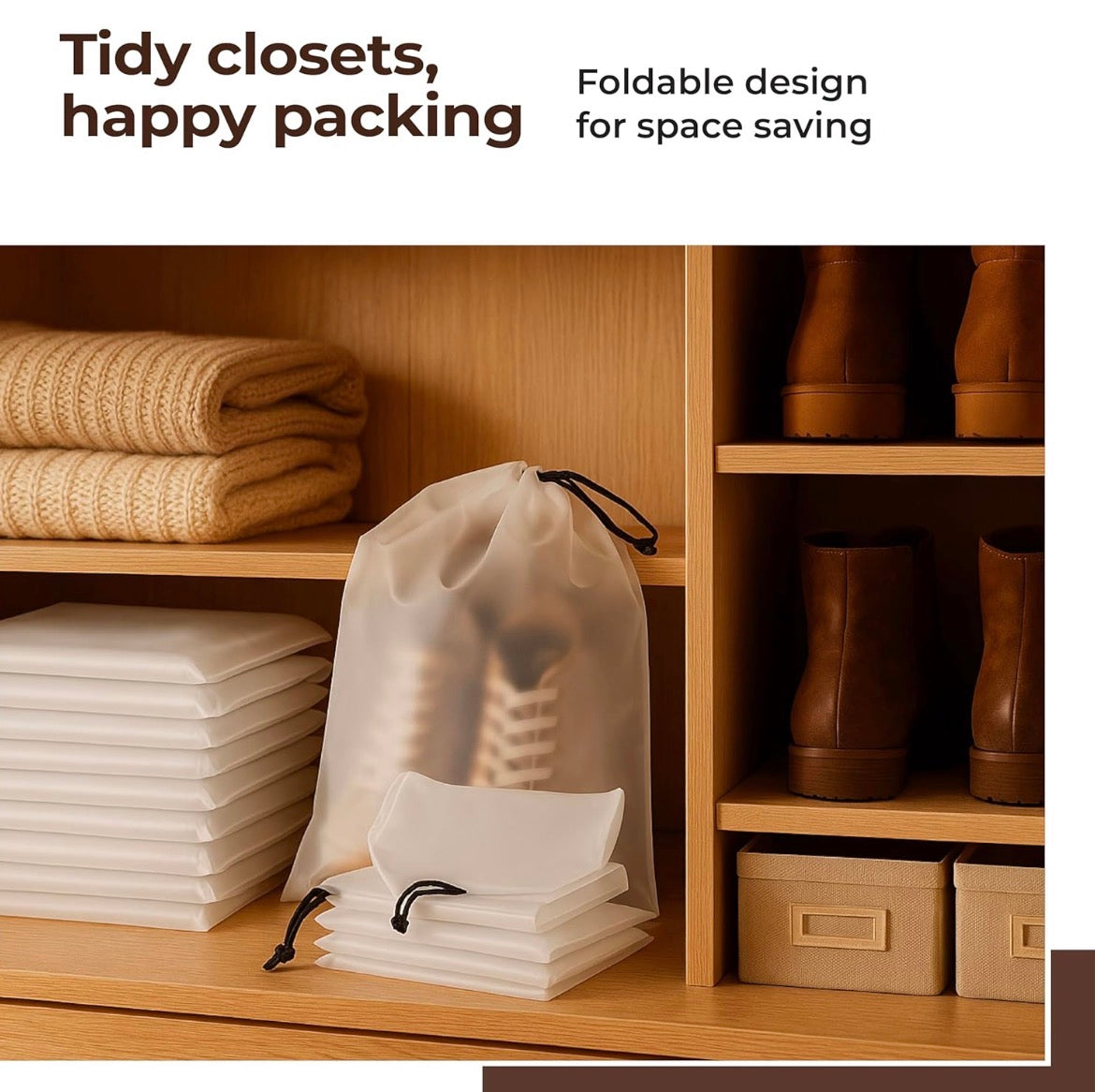 Premium Shoe Storage Bag for Travel