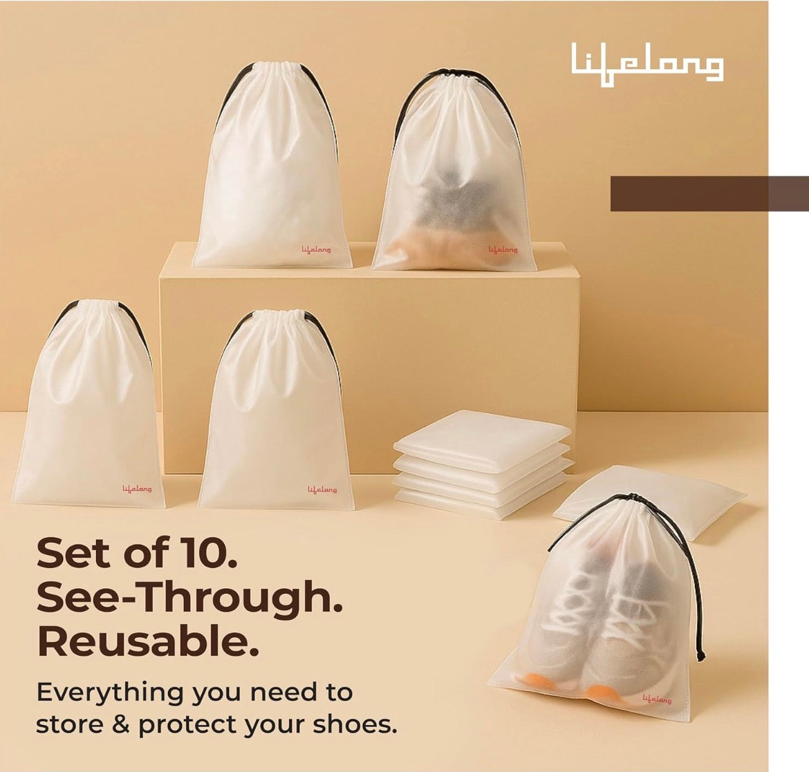 Premium Shoe Storage Bag for Travel